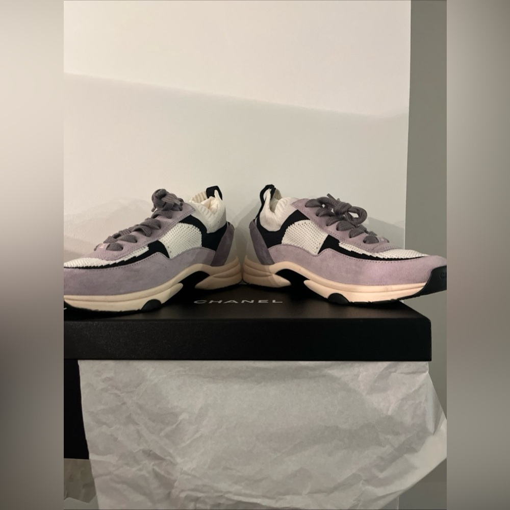CHANEL Monochrome Athletic Shoes - Picture 5 of 5